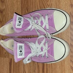 Purple All Star Converse Sneakers